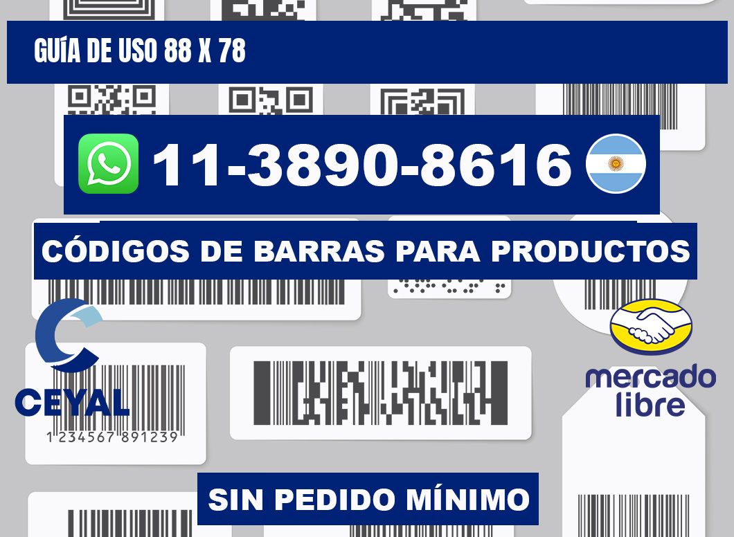 Guía de uso 88 x 78