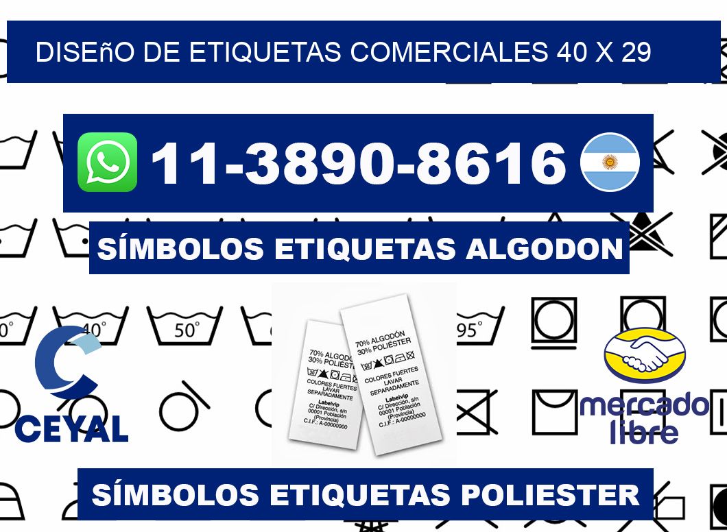 diseño de etiquetas comerciales 40 x 29