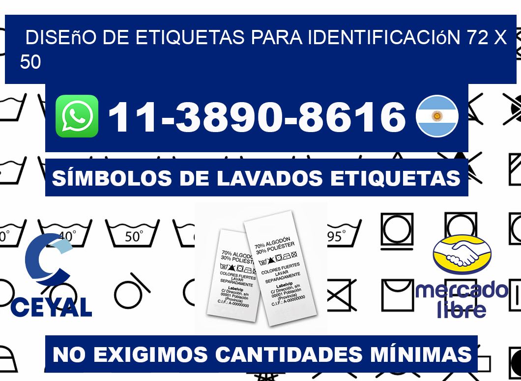 diseño de etiquetas para identificación 72 x 50