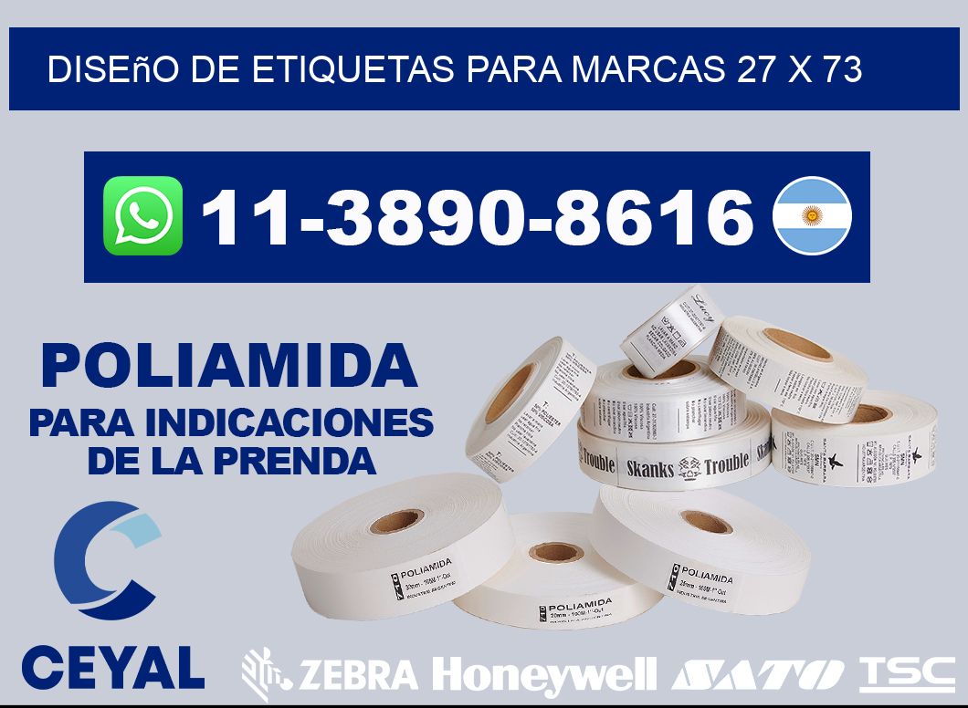 diseño de etiquetas para marcas 27 x 73