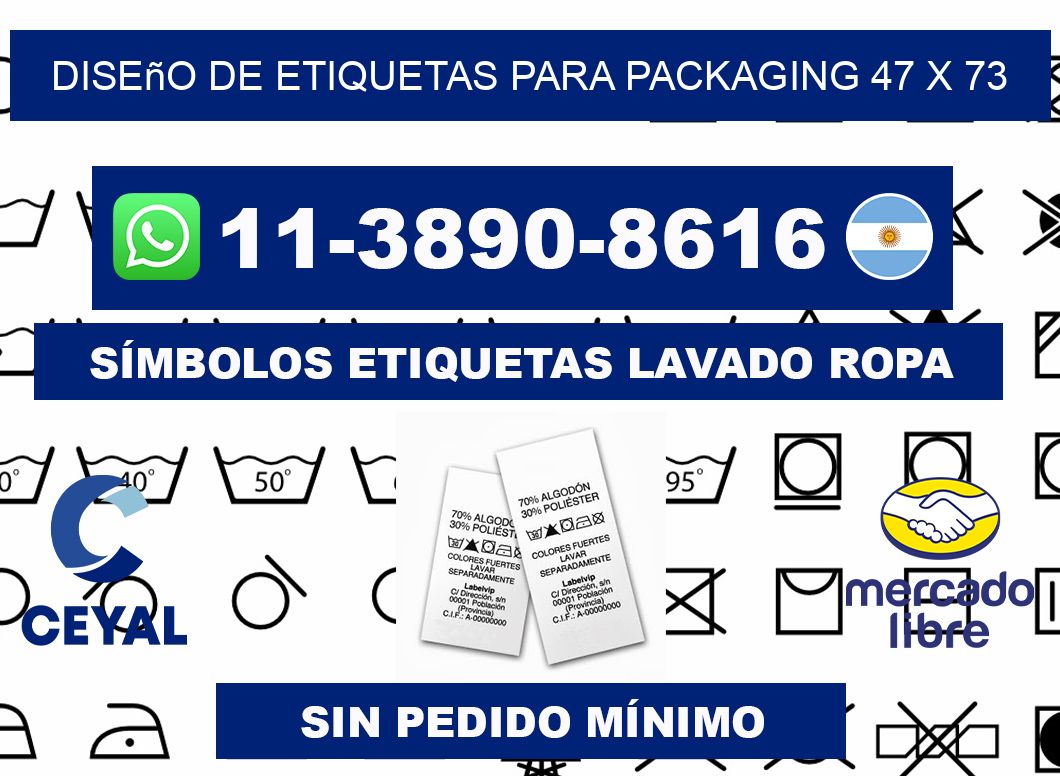 diseño de etiquetas para packaging 47 x 73