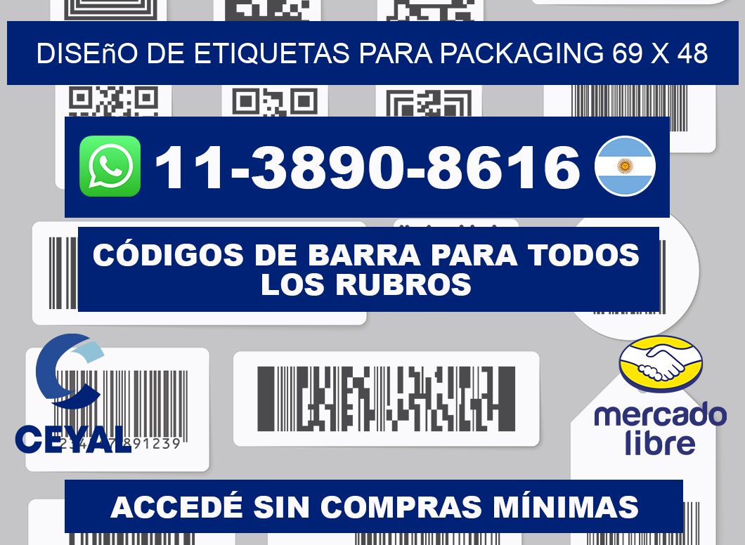 diseño de etiquetas para packaging 69 x 48