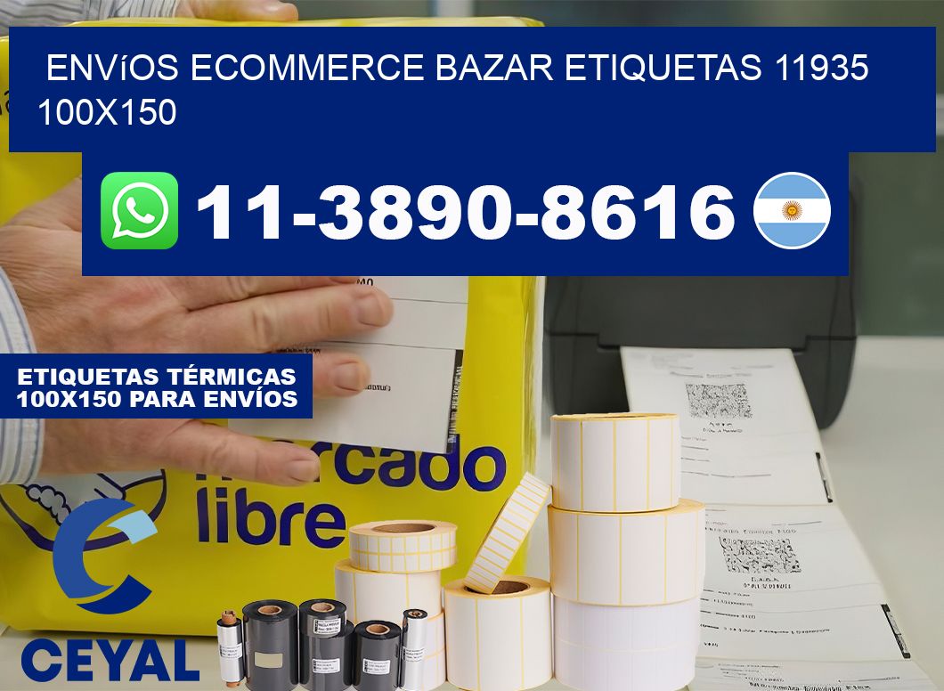 Envíos Ecommerce bazar etiquetas 11935 100×150