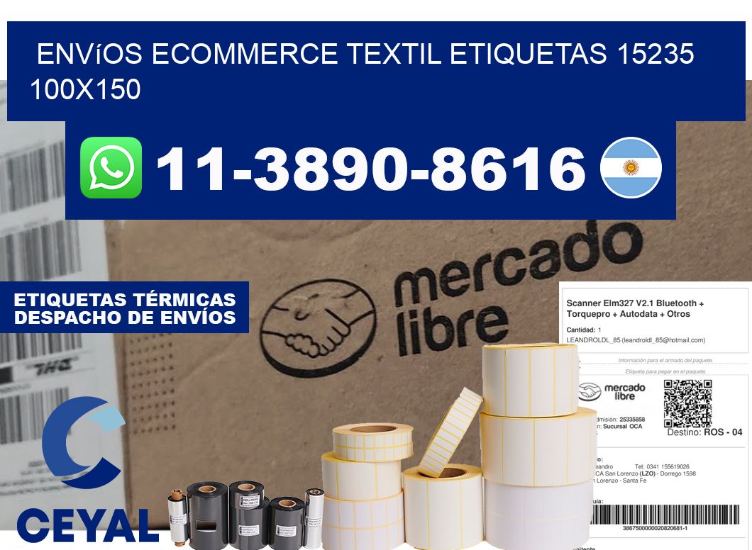 Envíos Ecommerce textil etiquetas 15235 100x150