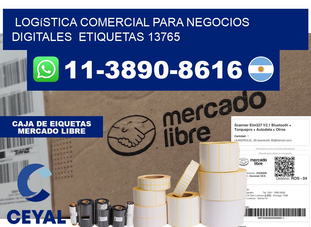 Logística comercial para negocios digitales etiquetas 13765