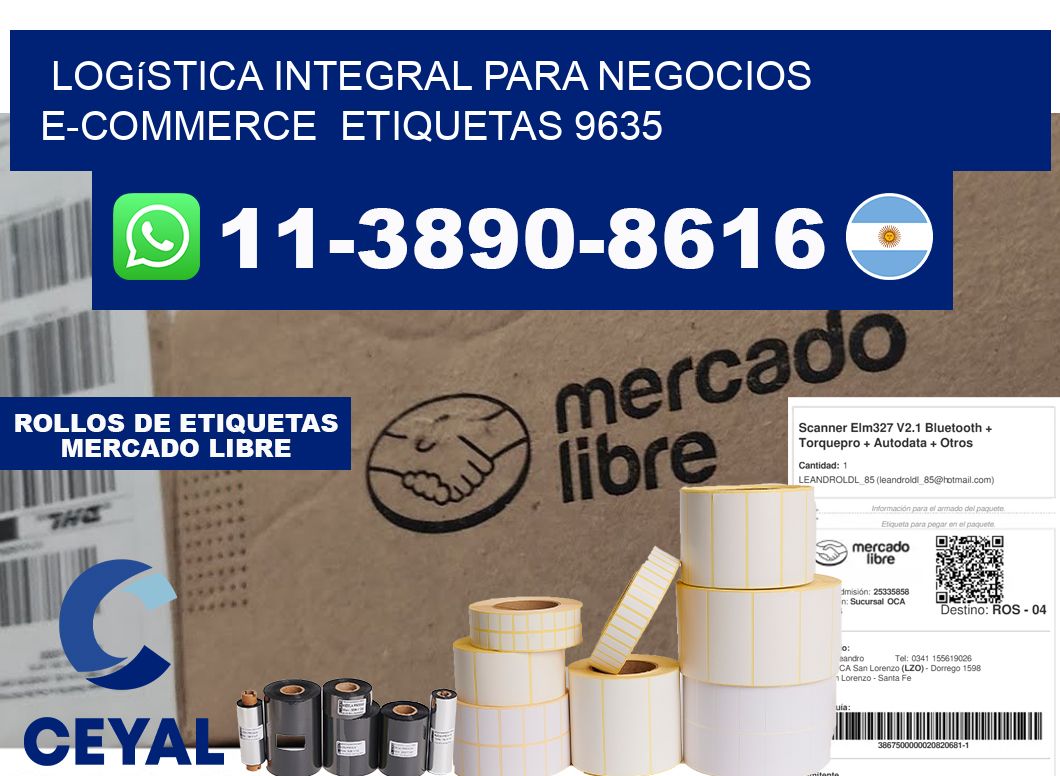 Logística integral para negocios e-commerce  etiquetas 9635