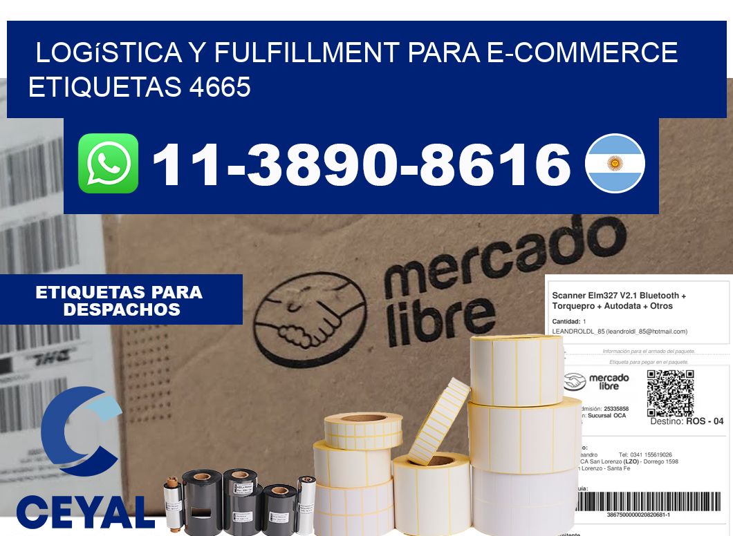 Logística y fulfillment para e-commerce etiquetas 4665