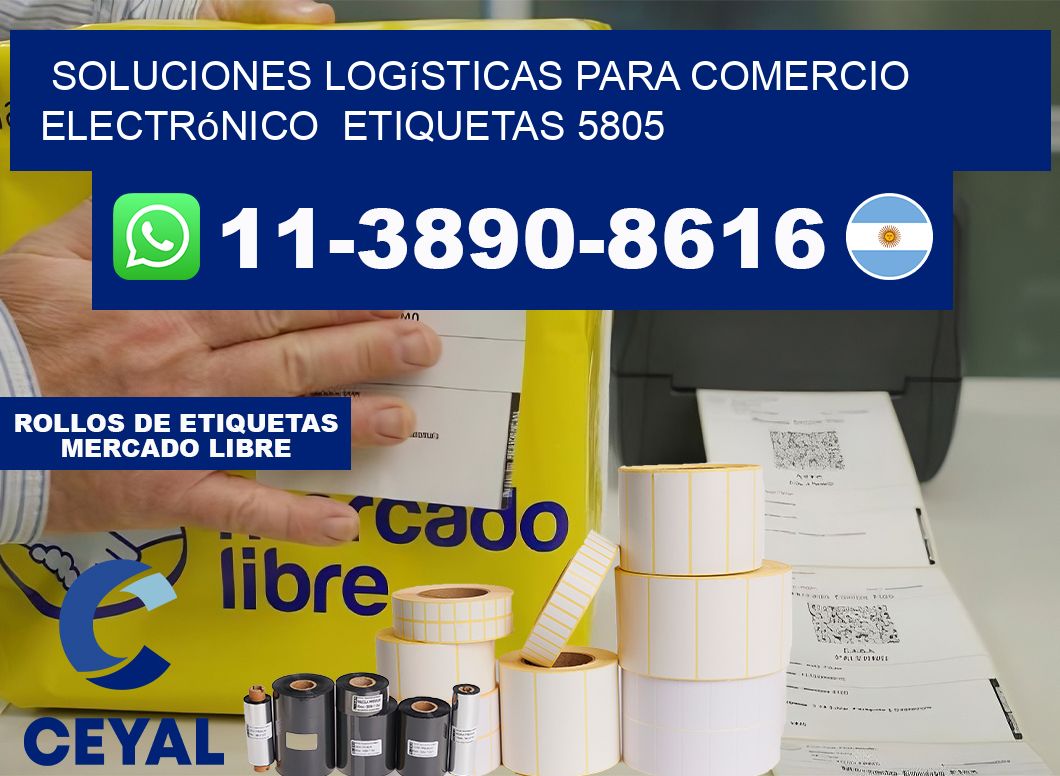 Soluciones logísticas para comercio electrónico  etiquetas 5805