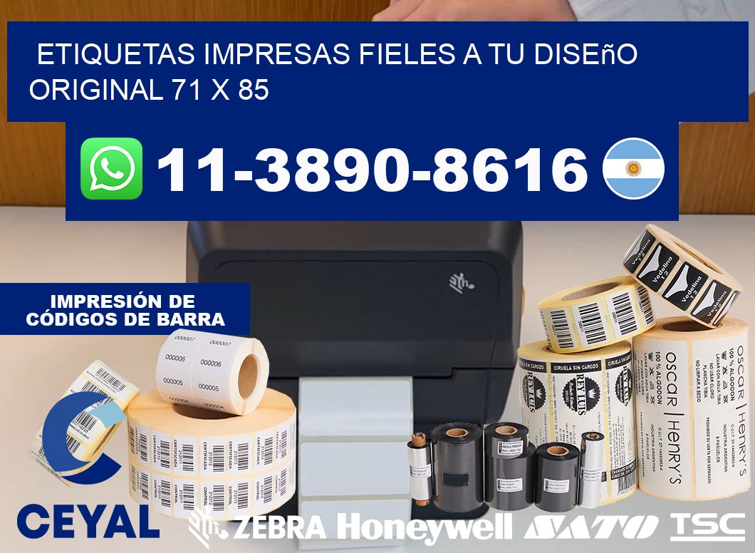 etiquetas impresas fieles a tu diseño original 71 x 85