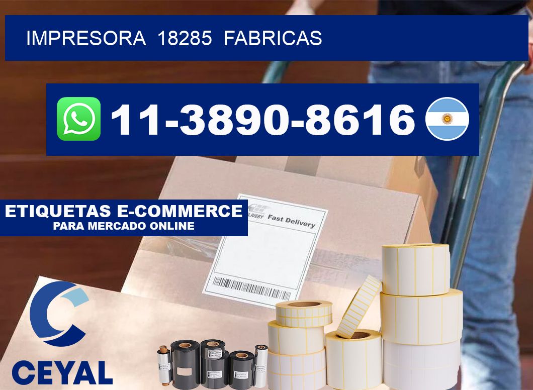 impresora  18285  fabricas