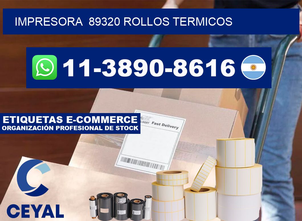 impresora  89320 rollos termicos