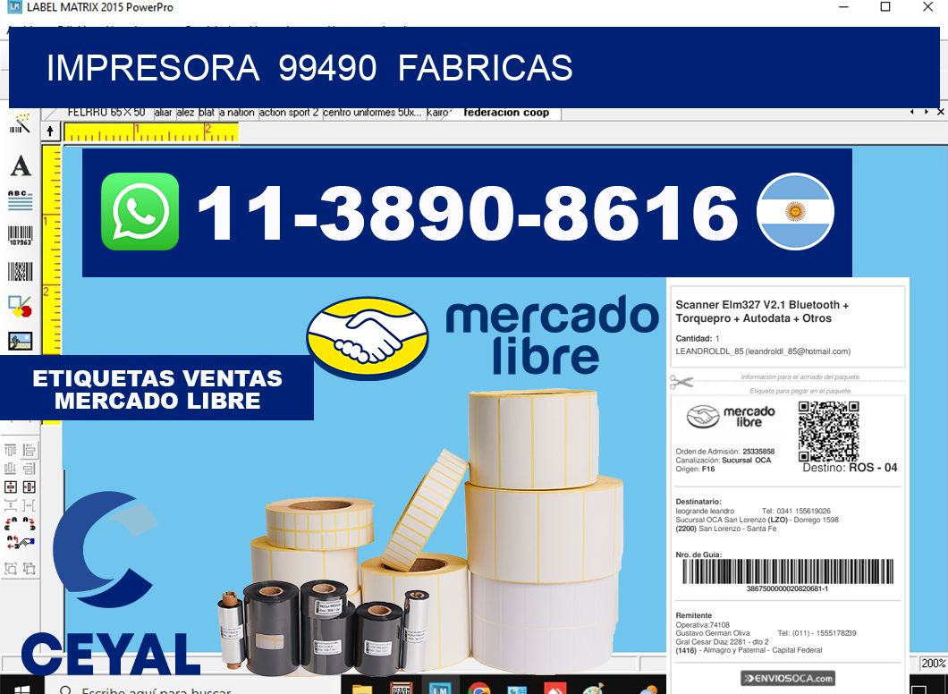 impresora  99490  fabricas