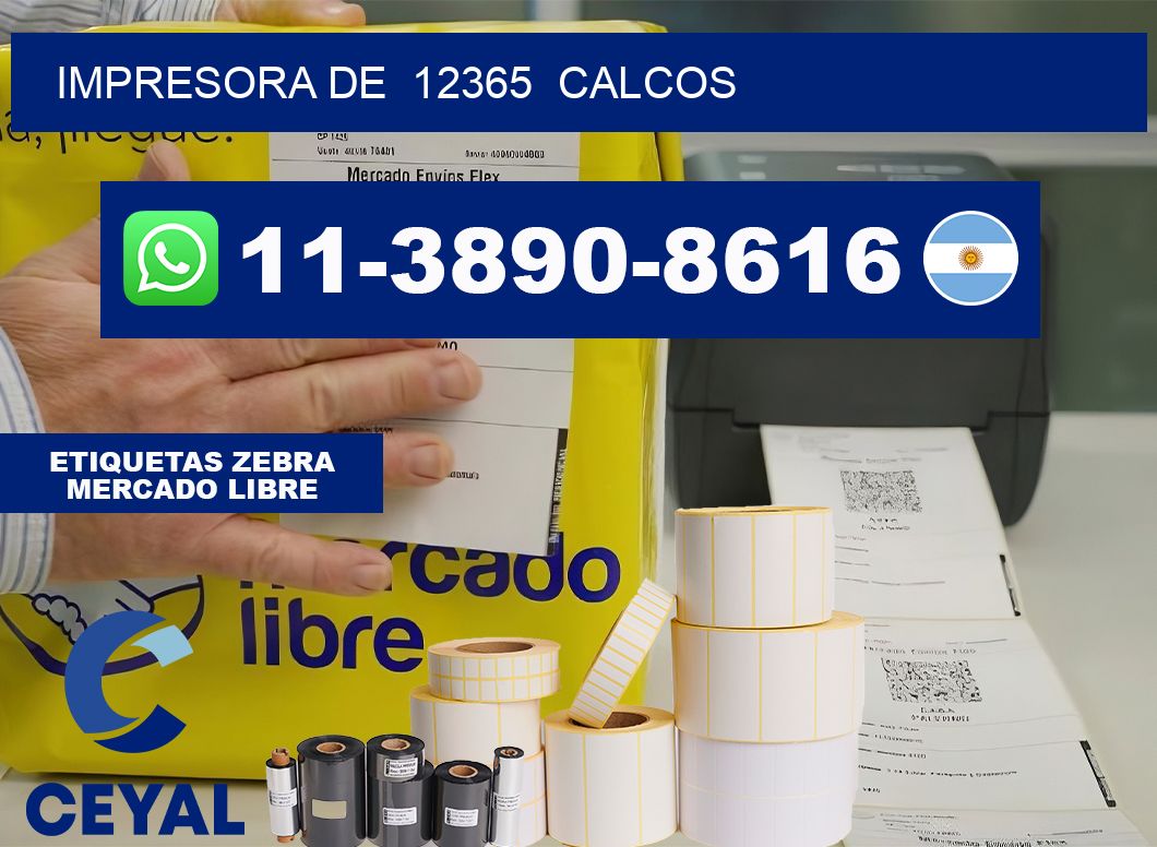 impresora de 12365 calcos