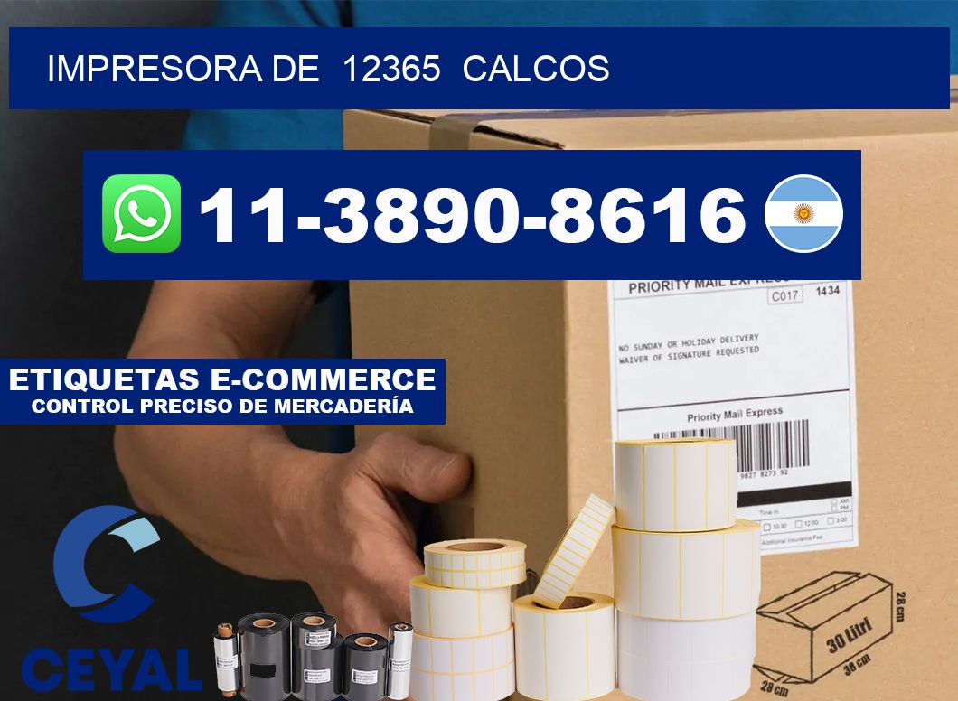 impresora de 12365 calcos