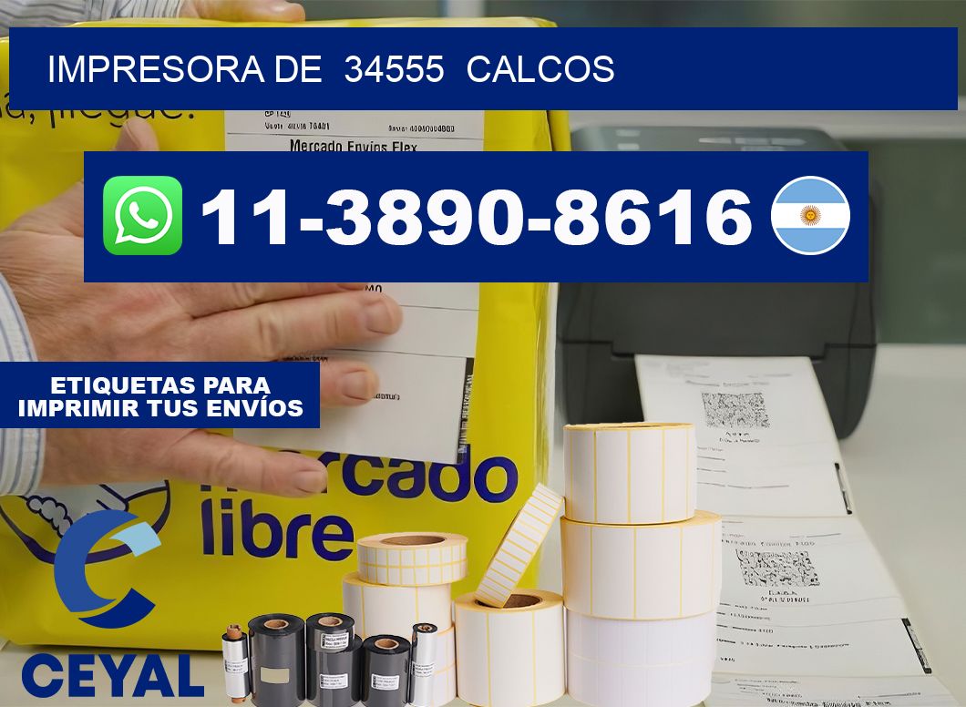 impresora de 34555 calcos