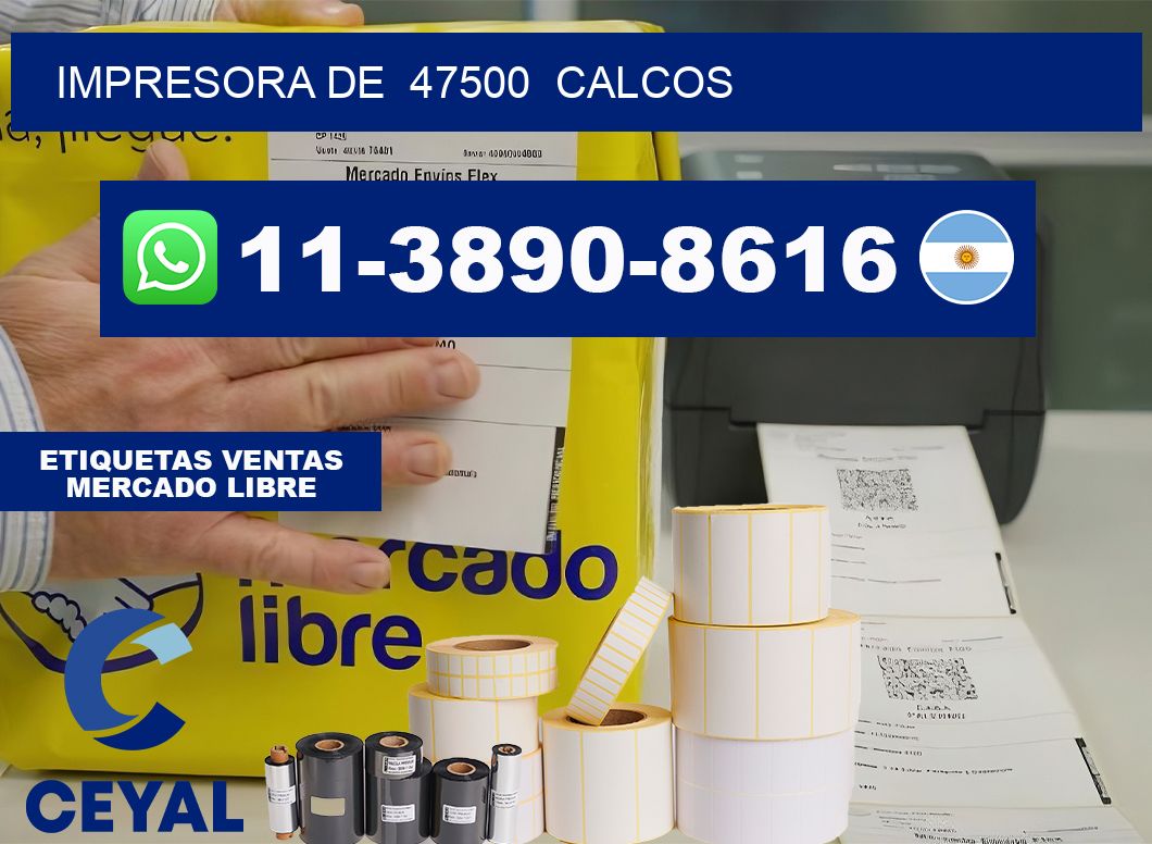 impresora de  47500  calcos