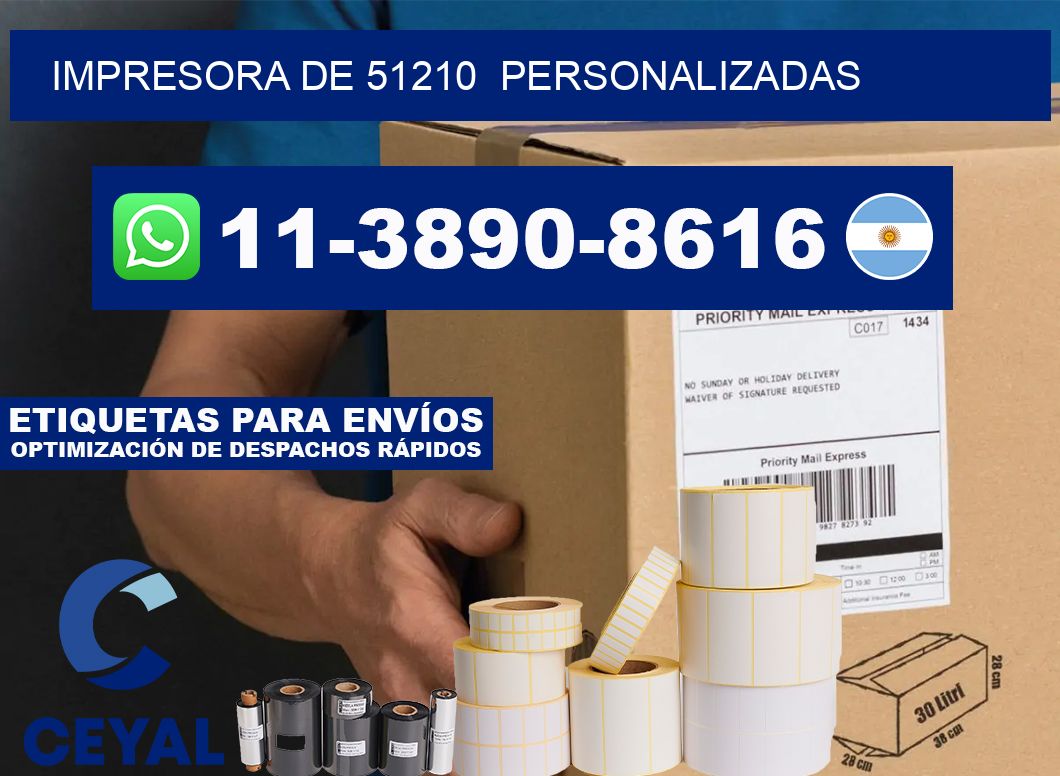 impresora de 51210  personalizadas