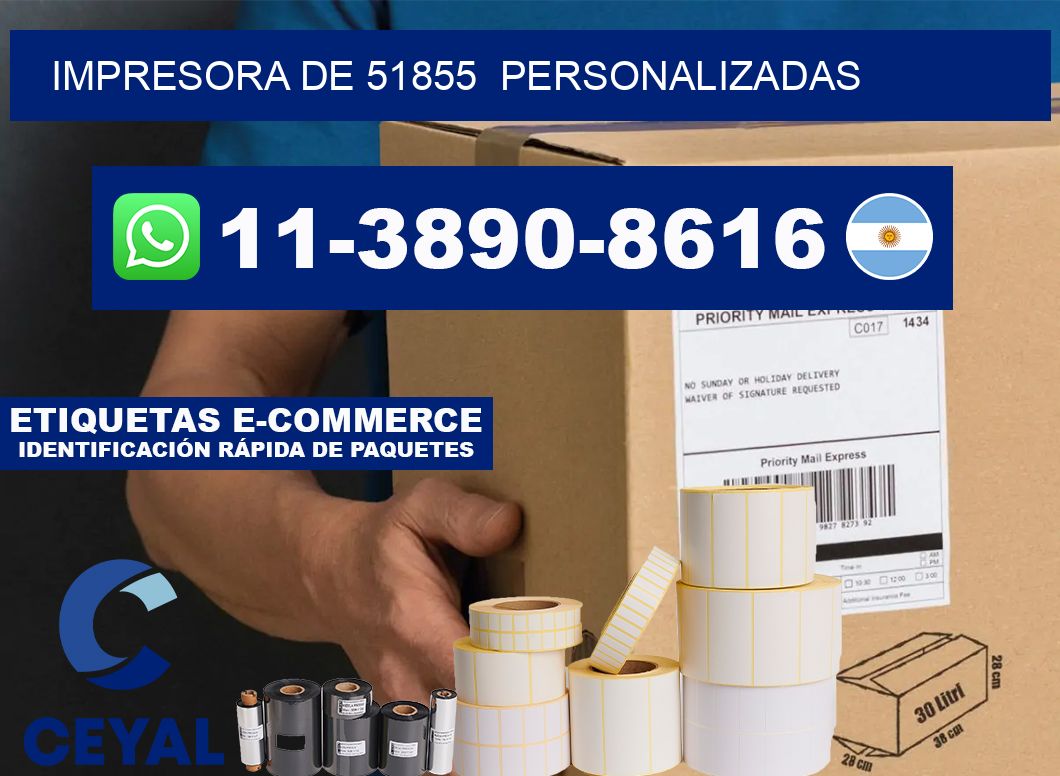 impresora de 51855 personalizadas