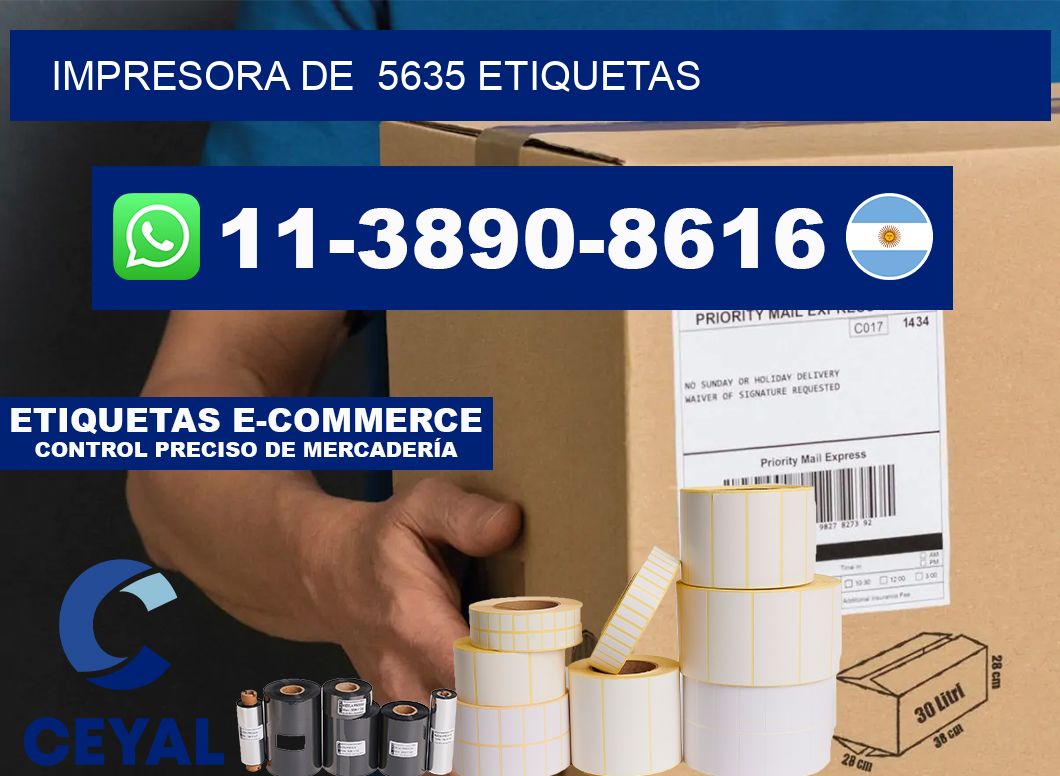 impresora de 5635 etiquetas