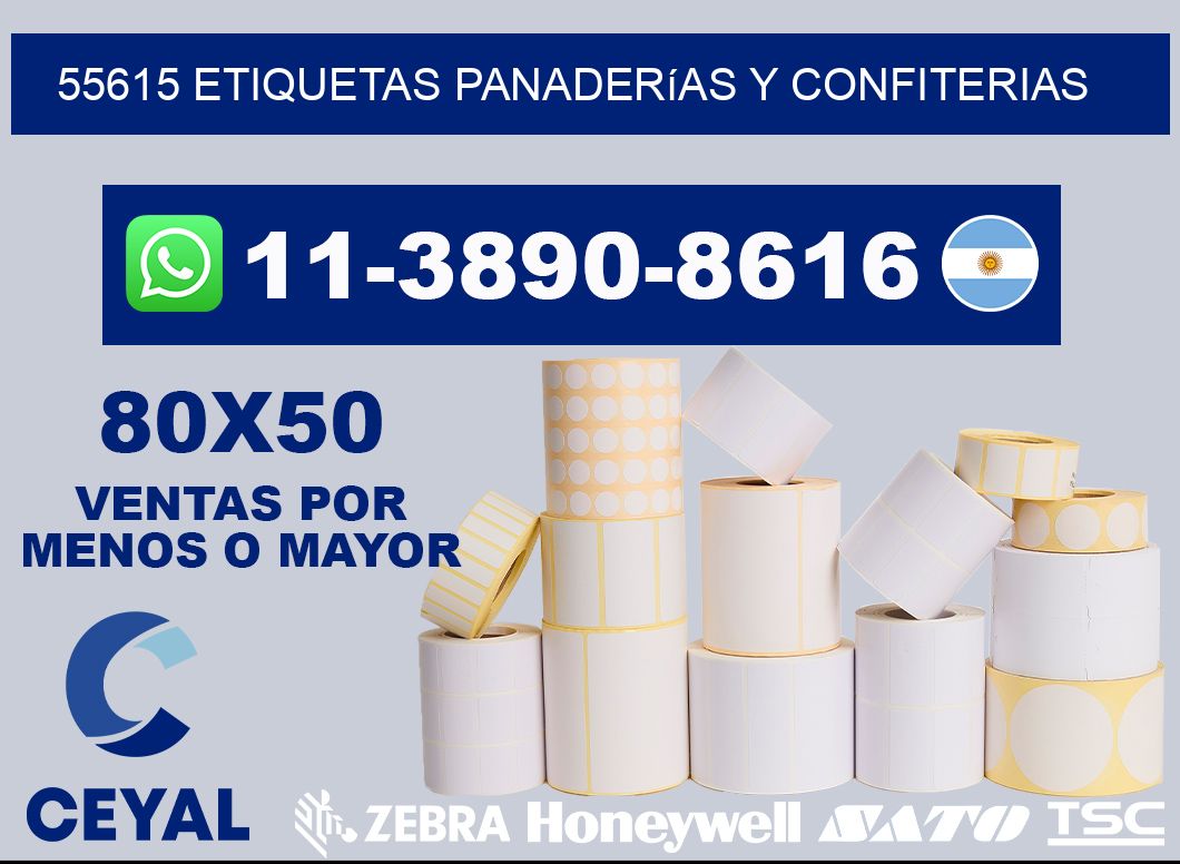 55615 etiquetas panaderías y confiterias