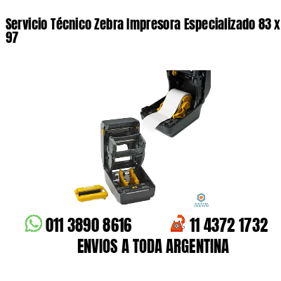 Servicio Técnico Zebra Impresora Especializado 83 x 97