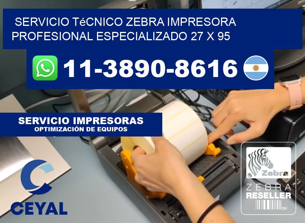 Servicio Técnico Zebra Impresora Profesional Especializado 27 x 95