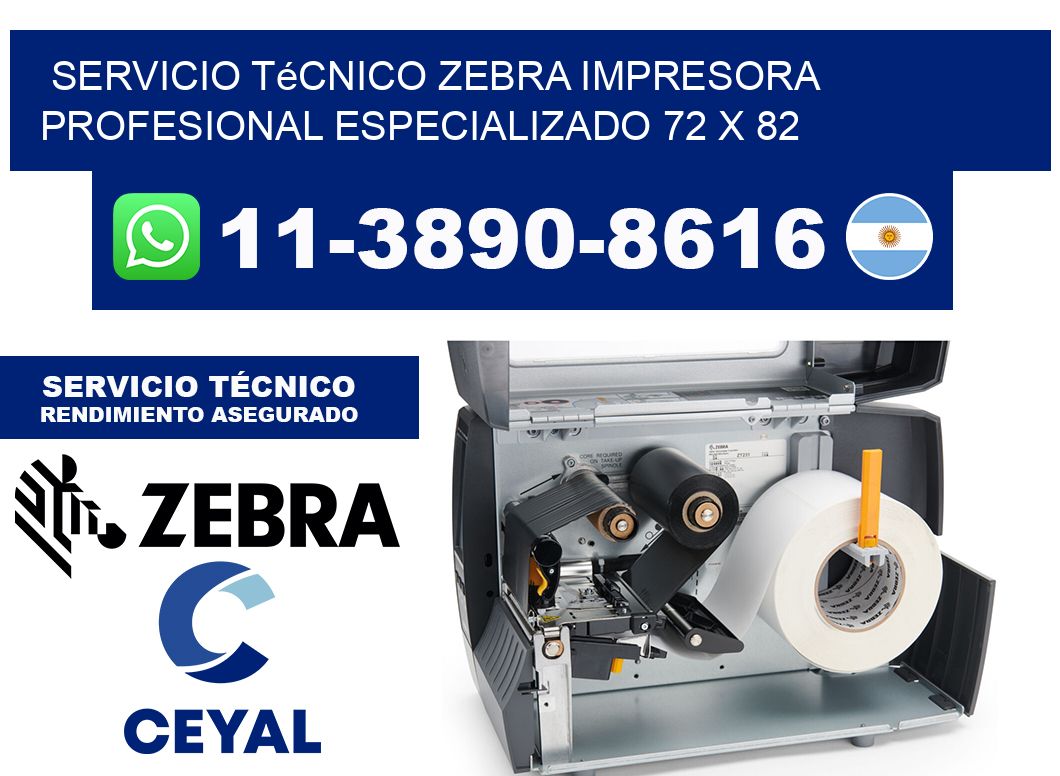 Servicio Técnico Zebra Impresora Profesional Especializado 72 x 82
