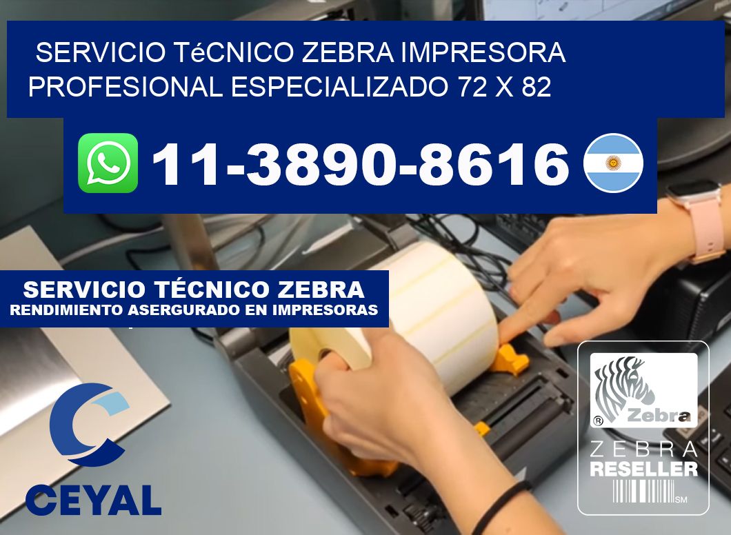Servicio Técnico Zebra Impresora Profesional Especializado 72 x 82