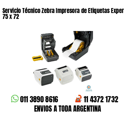 Servicio Técnico Zebra Impresora de Etiquetas Experto 75 x 72
