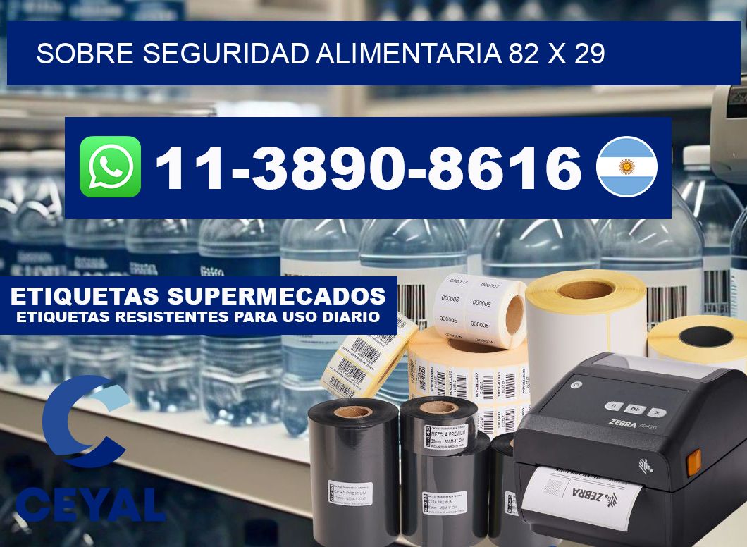 Sobre seguridad alimentaria 82 x 29