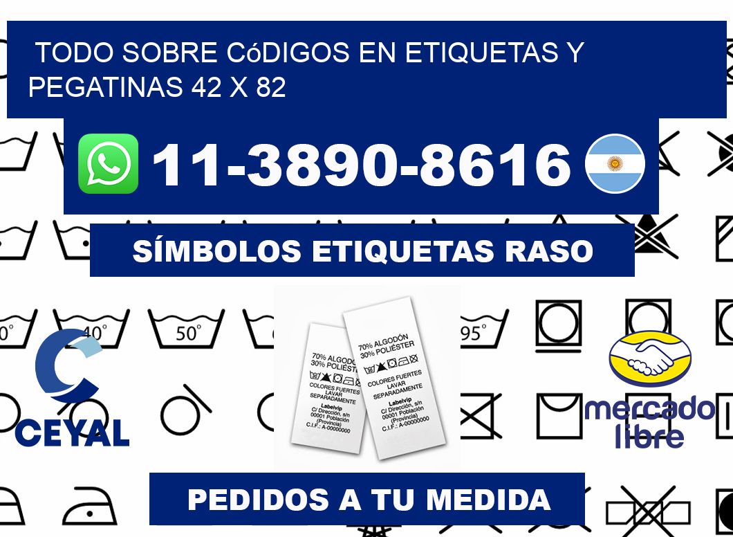 Todo sobre códigos en etiquetas y pegatinas 42 x 82