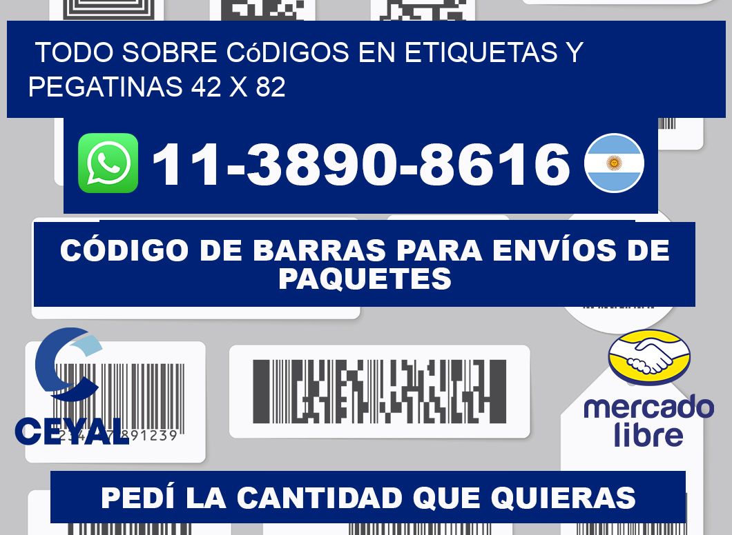 Todo sobre códigos en etiquetas y pegatinas 42 x 82