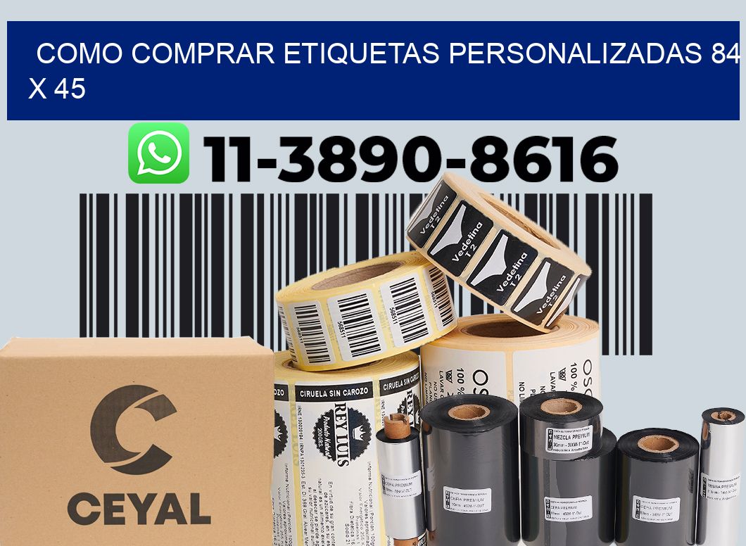 como comprar etiquetas personalizadas 84 x 45
