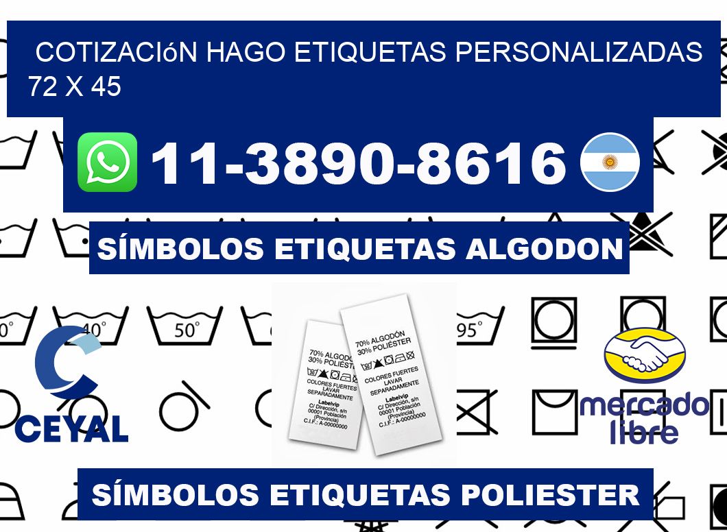 cotización hago etiquetas personalizadas 72 x 45