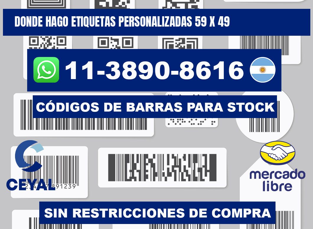 donde hago etiquetas personalizadas 59 x 49