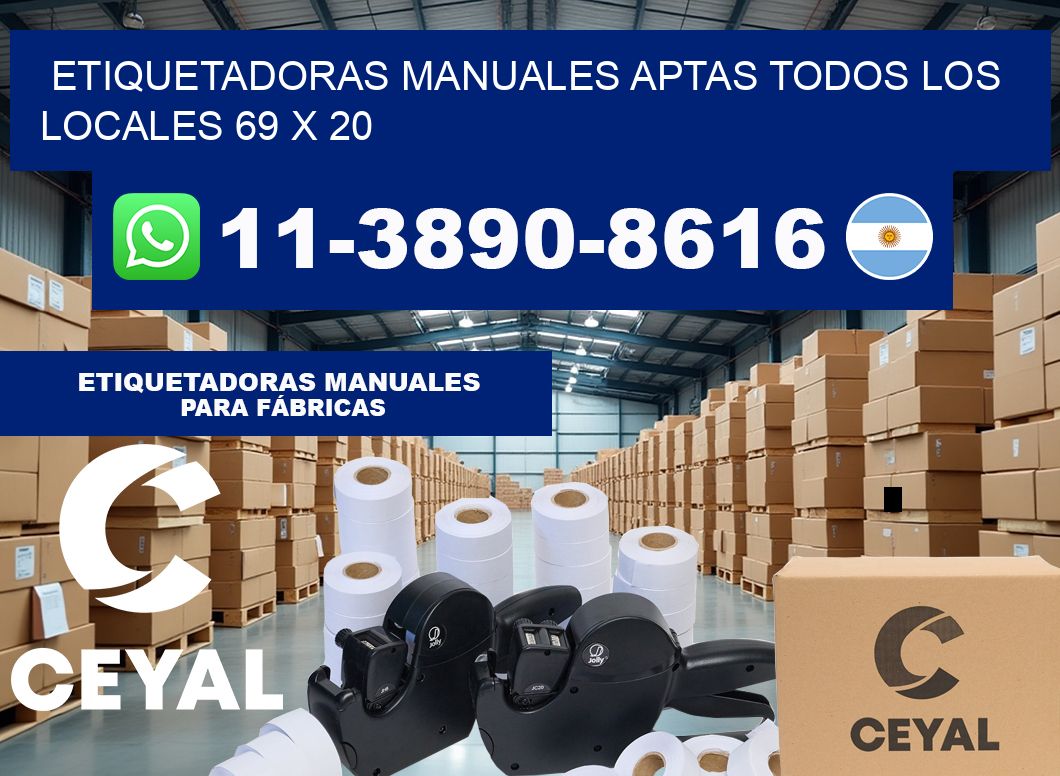 etiquetadoras manuales aptas todos los locales 69 x 20