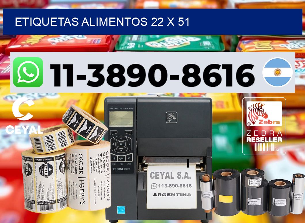 etiquetas alimentos 22 x 51