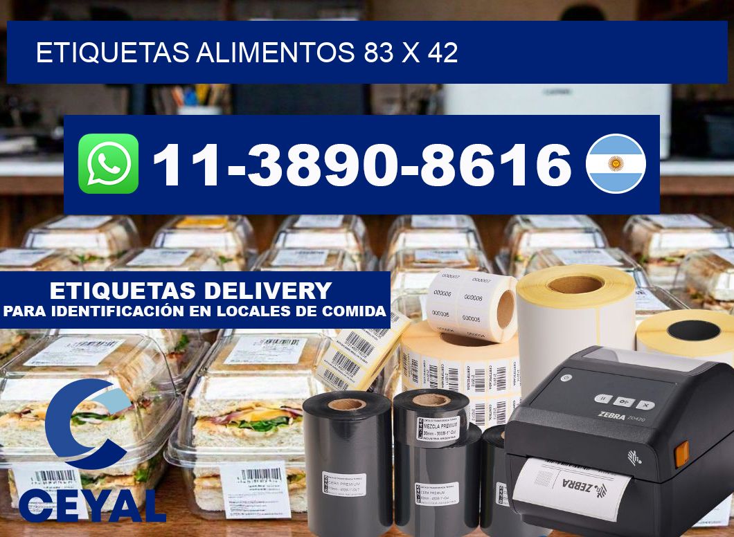 etiquetas alimentos 83 x 42
