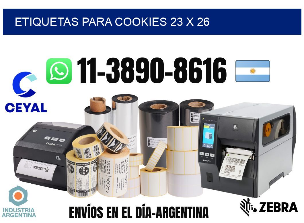 etiquetas para Cookies 23 x 26