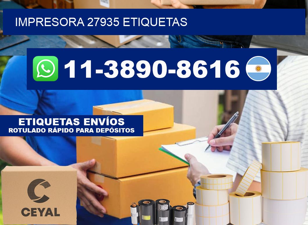 impresora 27935 etiquetas