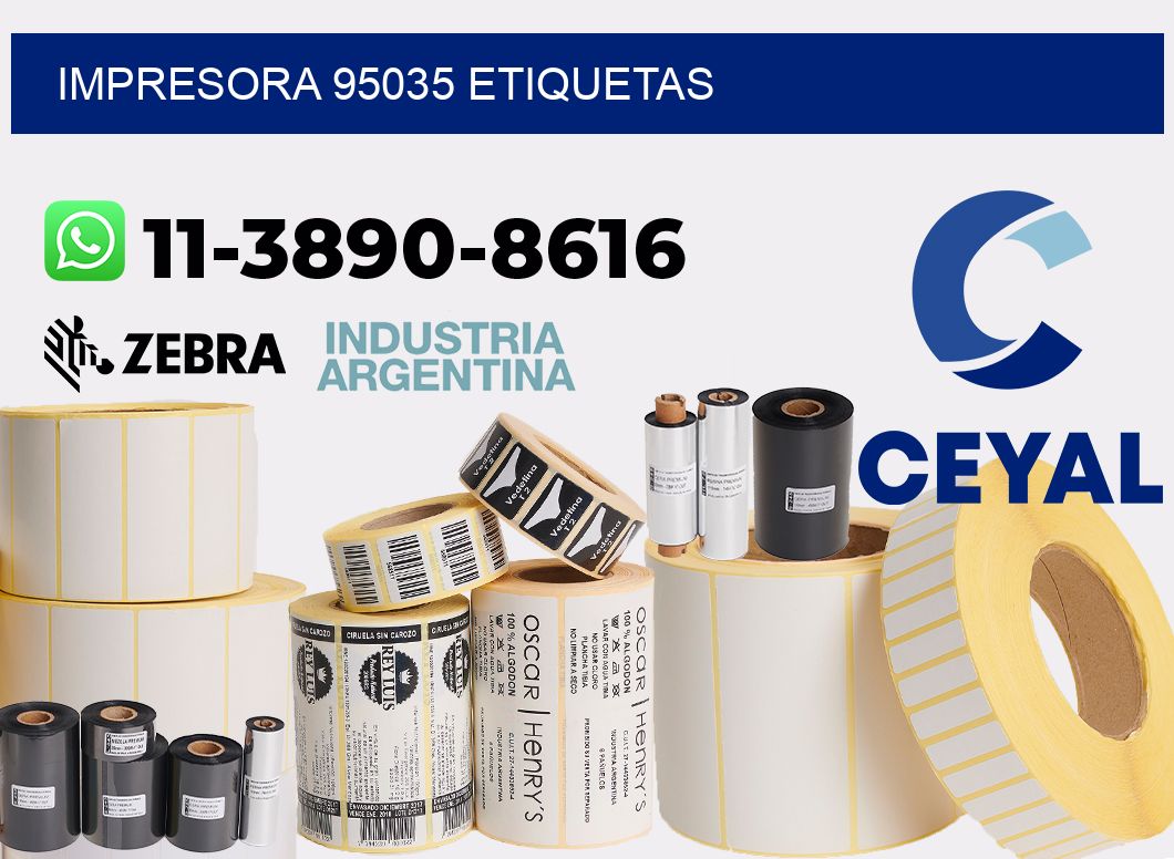 impresora 95035 etiquetas