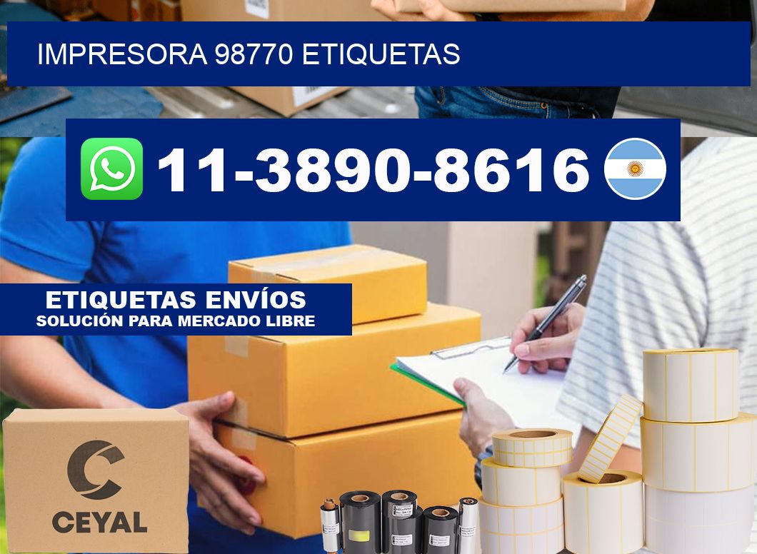 impresora 98770 etiquetas