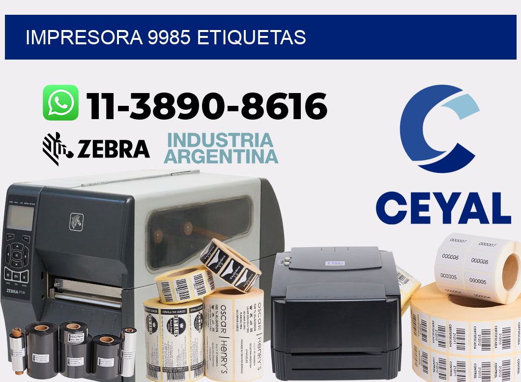 impresora 9985 etiquetas