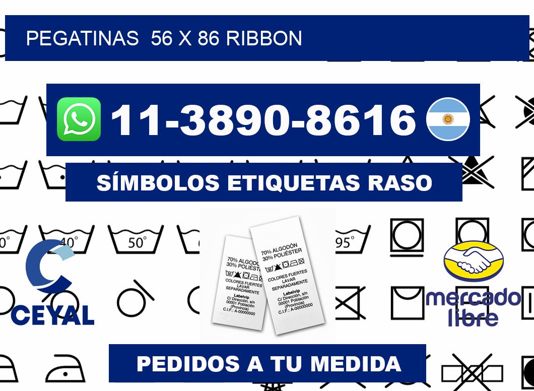 pegatinas 56 x 86 ribbon