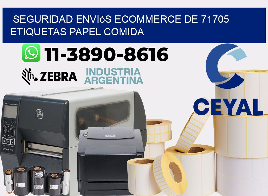 seguridad enviós ecommerce de 71705 etiquetas papel comida