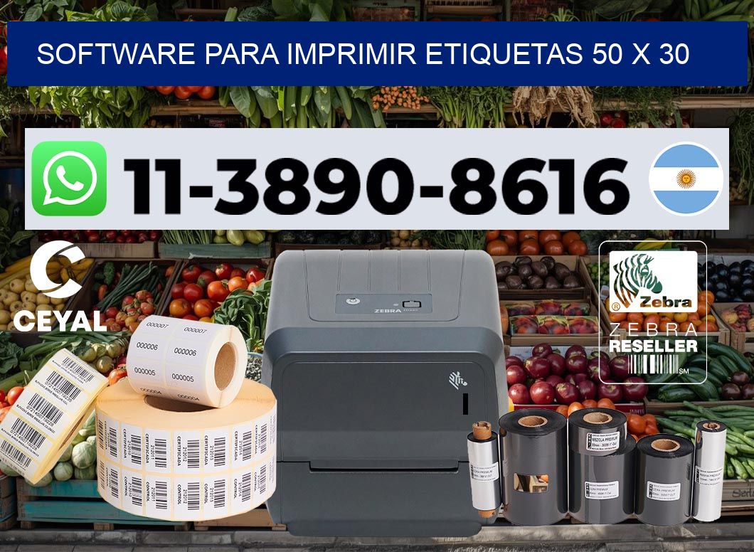 software para imprimir etiquetas 50 x 30