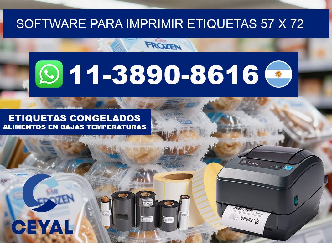 software para imprimir etiquetas 57 x 72