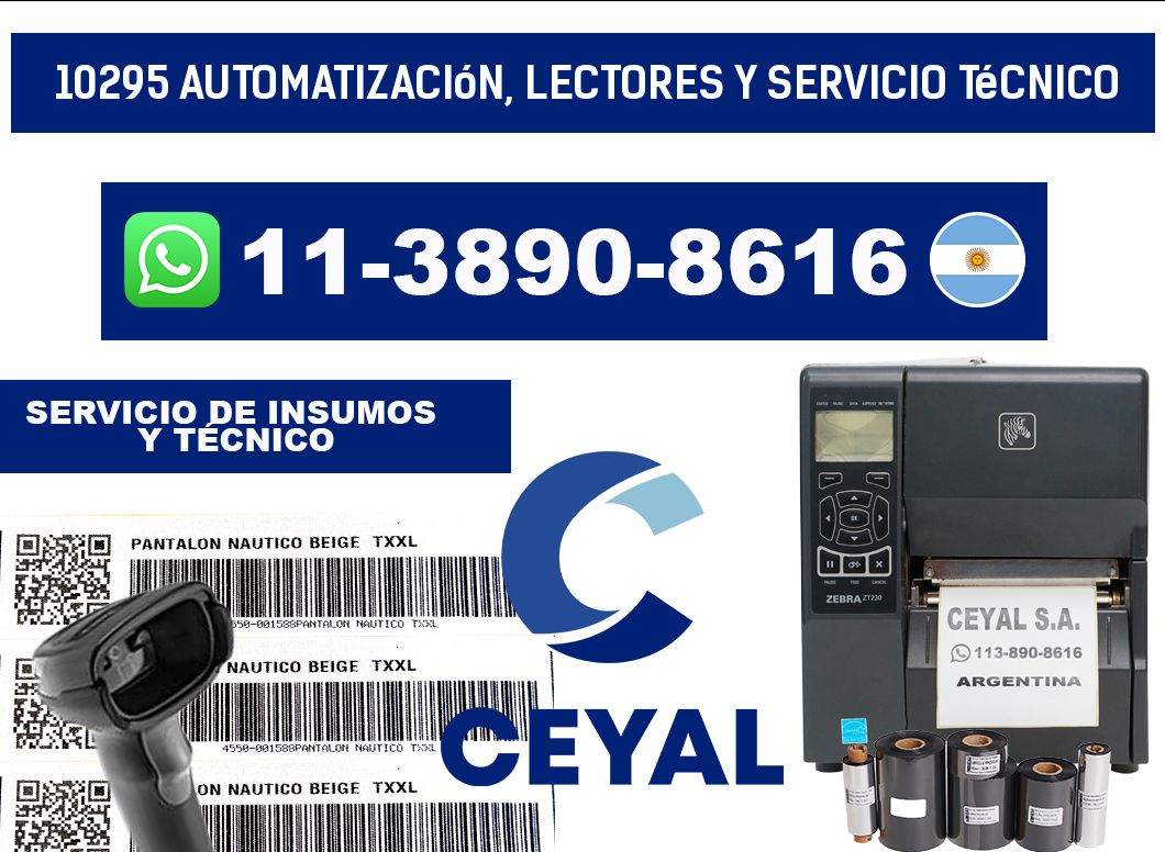 10295 Automatización, Lectores y Servicio Técnico