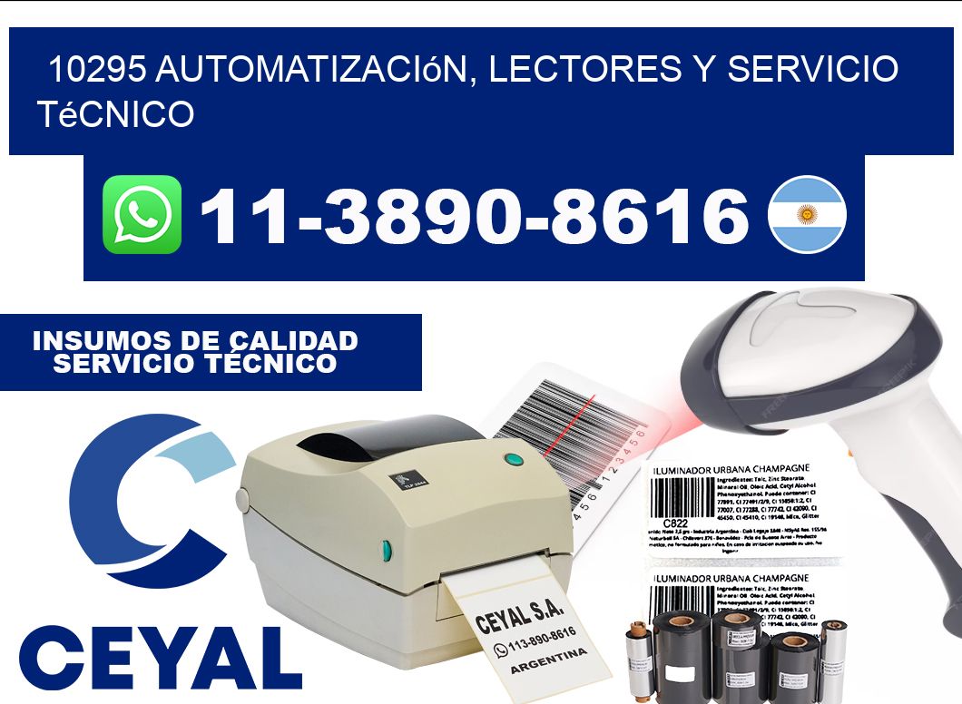 10295 Automatización, Lectores y Servicio Técnico