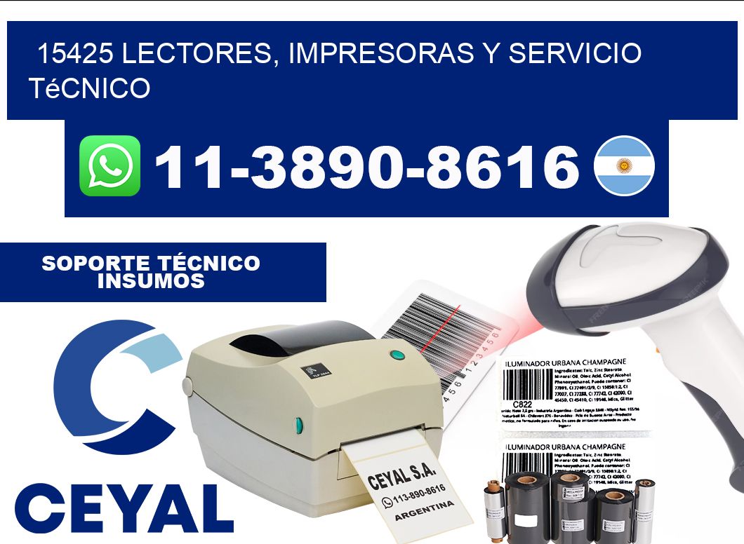 15425 Lectores, Impresoras y Servicio Técnico